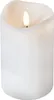 A white LED candle with a flickering flame. Podgląd zdjęcia produktu