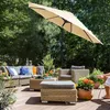 Garten Sonnenschirm 3 m - Solar LED Terrassenschirm - 32 Produktbild-Vorschau 4