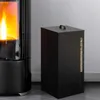 Aga Pelletbox mit Rollen und Tankdeckel 36x36x52 cm Schwarz Produktbild-Vorschau 4