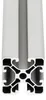 SCHMIDT systemprofile 1300mm Aluminium Profil 40x40mm Nut 8 Produktbild-Vorschau 1