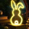 LED Hasen Lampe, Niedliches Kaninchen Neon Lichtschild, Produktbild-Vorschau 5