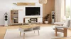 Mobile TV Focus 135 cm in rovere Artisan bianco – piano in Anteprima dell’immagine prodotto 2