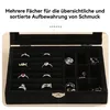 Schmuckkasten, 2er Set-Schmuckschatulle, mit Glasdeckel, Produktbild-Vorschau 3