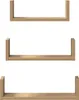 Three wooden shelves are displayed against a white background. Podgląd zdjęcia produktu