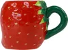 Tasse Erdbeere Keramik 14cm Rot Produktbild-Vorschau 2