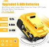 2× Batterie de rechange DeWalt 18 V 6,0 Ah Li-Ion, Voir les images du produit 2