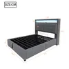 Flieks Hydraulisches Polsterbett 140x200cm mit USB & LED, Produktbild-Vorschau 4