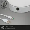 Lampada da tavolo a LED ricaricabile dimmerabile in vetro Anteprima dell’immagine prodotto 5