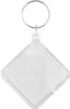 CombiCraft Plexiglas Schlüsselanhänger Raute groß, 58x58mm Produktbild-Vorschau 1