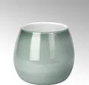 Lambert Pisano Vase klein Überfangglas, basalt H18 cm  D17 Produktbild-Vorschau 1