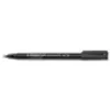 A black marker pen is shown horizontally against a white background. Produktbild-Vorschau