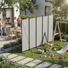 LZQ Paravent Séparateur de pièce 5 panneaux 250 x 180 cm Voir les images du produit 11