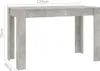 vidaXL Esstisch Betongrau 120x60x76 cm Holzwerkstoff Produktbild-Vorschau 8