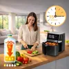 Heißluftfritteuse 8 L 1700 W 10 Programme mit Sichtfenster Produktbild-Vorschau 6