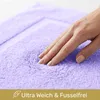 Lavea® 2er Set Badematte 50x80 cm, Badezimmerteppich 100% Produktbild-Vorschau 4