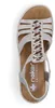 Sandales Rieker V491890 V49 pour femmes, couleur argent, Voir les images du produit 25