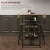 Set HOMCOM composto da tavolo da bar e sgabelli, set da bar Anteprima dell’immagine prodotto 7