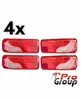 4x lente del fanale posteriore Lente del fanale posteriore Anteprima dell’immagine prodotto 1
