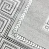 Designer Teppich Wohnzimmerteppich Mäander Muster grau Produktbild-Vorschau 4