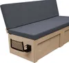 Canapé-lit en L pour camping-cars, coussins, 1800 x 1200 Voir les images du produit 5