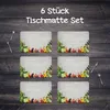 Tischset 6x45x30 cm Platzset Tischmatte Platzmatte Produktbild-Vorschau 4