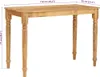 vidaXL Couchtisch Braun 110 x 55 x 77 cm Massivholz Mango Produktbild-Vorschau 6