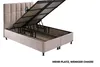 Pointhome Bambi Boxspringbett Set 120 x 200 H4 / H5, Golden Produktbild-Vorschau 4