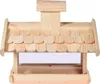 dobar Klassisches Vogelfutterhaus mit Futtersilo, Vogelhaus Produktbild-Vorschau 4