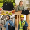 Torba termiczna na ramię lunch box 9 l czarna na jedzenie Podgląd zdjęcia produktu 12
