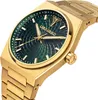 CARLO COLUCCI Herrenuhr Quarzuhr gold / grün onesize Herren Produktbild-Vorschau 1