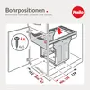 HAILO 3666821 Abfallsorter 30 (2x15) Liter TANDEM ab 30 cm Produktbild-Vorschau 7