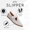 Gemini Damen Slipper Leder mit Lochmuster T-Riemen und Produktbild-Vorschau 10