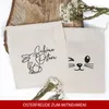 Oster- Baumwollbeutel-Set mit süßen Hasenmotiven und Produktbild-Vorschau 5