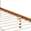Rama łóżka z baldachimem, miodowy brąz, lita sosna, 100x200 Podgląd zdjęcia produktu 5