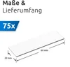 ECENCE 75 magnetické proužky k popisu – 60 × 20 mm, bílé – Náhled obrázku produktu 5