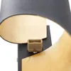 Lindby Wandleuchte Desirio, schwarz/gold, 24cm, G9, Metall Produktbild-Vorschau 6
