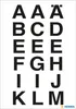 HERMA Letters 20x20mm A-Z weatherproof film transp.black 2 Produktbild-Vorschau 6