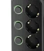 Pantherise Steckdosenleiste 3 Steckdosen 5x USB Kabel 5m Produktbild-Vorschau 2