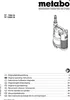 A page from a manual showing a diagram of a pump and a list of instructions in multiple languages. Náhled obrázku produktu