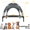 UISEBRT Hundebett mit Dach Sonnenschutz M 76x61x76cm Produktbild-Vorschau 2