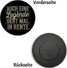 Ruhestand Rentenlegende mit Sternen Magnet Produktbild-Vorschau 2