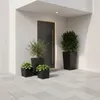 HowHomely | Vasi da fiori - Vasi per piante - neri - Set da Anteprima dell’immagine prodotto 5
