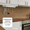 Oktaplex LED Unterbauleuchte mit Steckdose 76cm Küchenlicht Produktbild-Vorschau 3