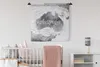 MuchoWow® Wandteppich Wandbehang Australien - Weltkarte - Produktbild-Vorschau 2