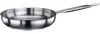 A stainless steel frying pan on a white background. Anteprima dell’immagine prodotto