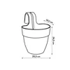 elho® Vibia campana easy Jardinière S anthracite à Voir les images du produit 5