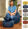 Green Bean® Sitzhocker "Home Linen" 45x25cm mit EPS Perlen Produktbild-Vorschau 2