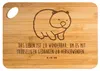 Mr. & Mrs. Panda Holzbrett Wombat - Transparent - Geschenk, Produktbild-Vorschau 1