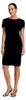 Vera Mont Damen Cocktailkleid Kurzarm Schwarz,34 Produktbild-Vorschau 4