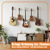 Gitarren Wandhalter für 2 Gitarren aus Stahl mit drehbarem Produktbild-Vorschau 6
